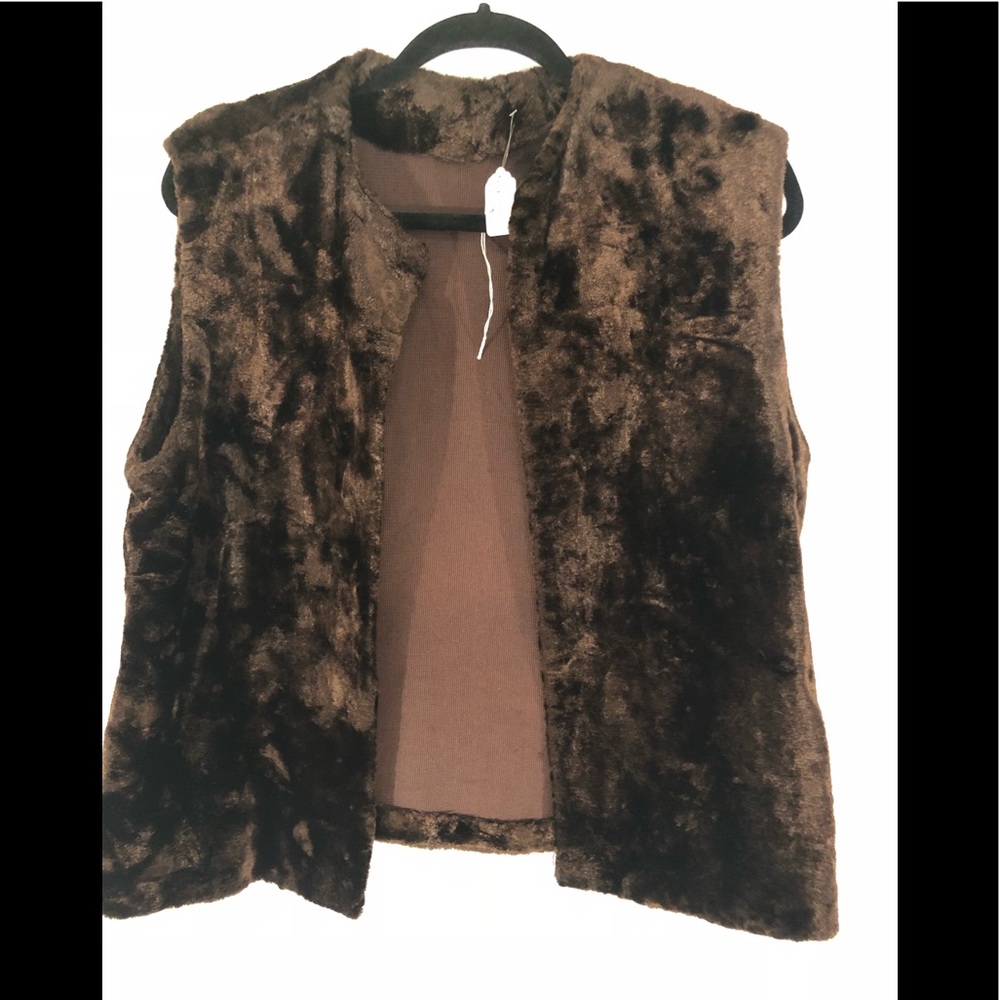 Vintage Faux Fur Vest